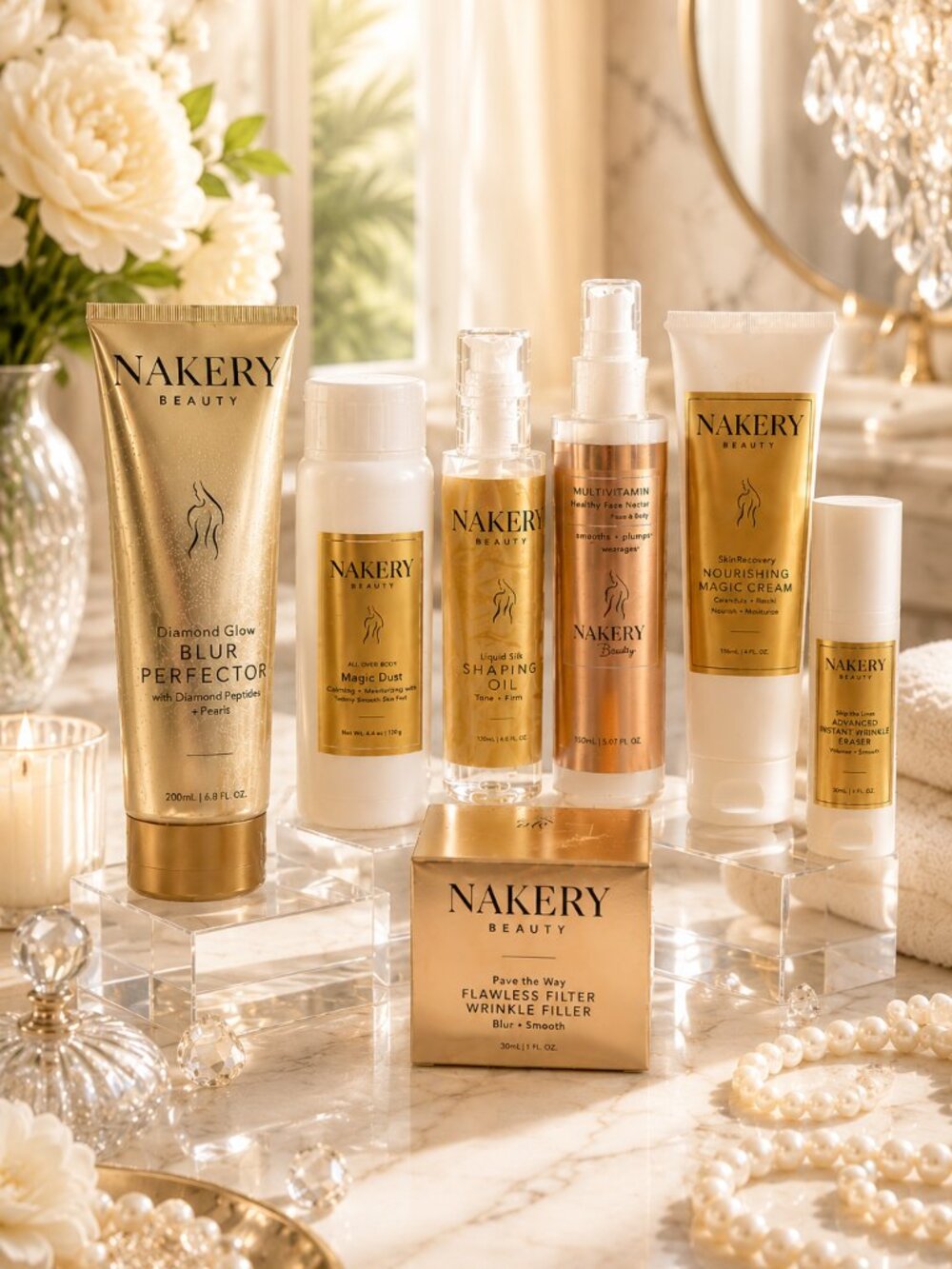Nakery Beauty & Skincare  7 Piece Bundle! Brand New! Retail $210.50!
